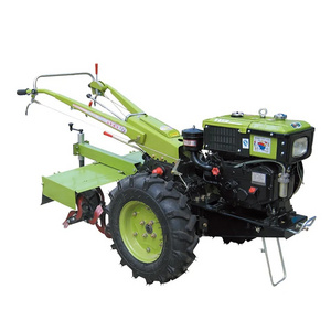 Price Diesel Engine 2WD Two Wheel Mini Motor  Cheap Farm Power Tiller Hand Walking Tractor