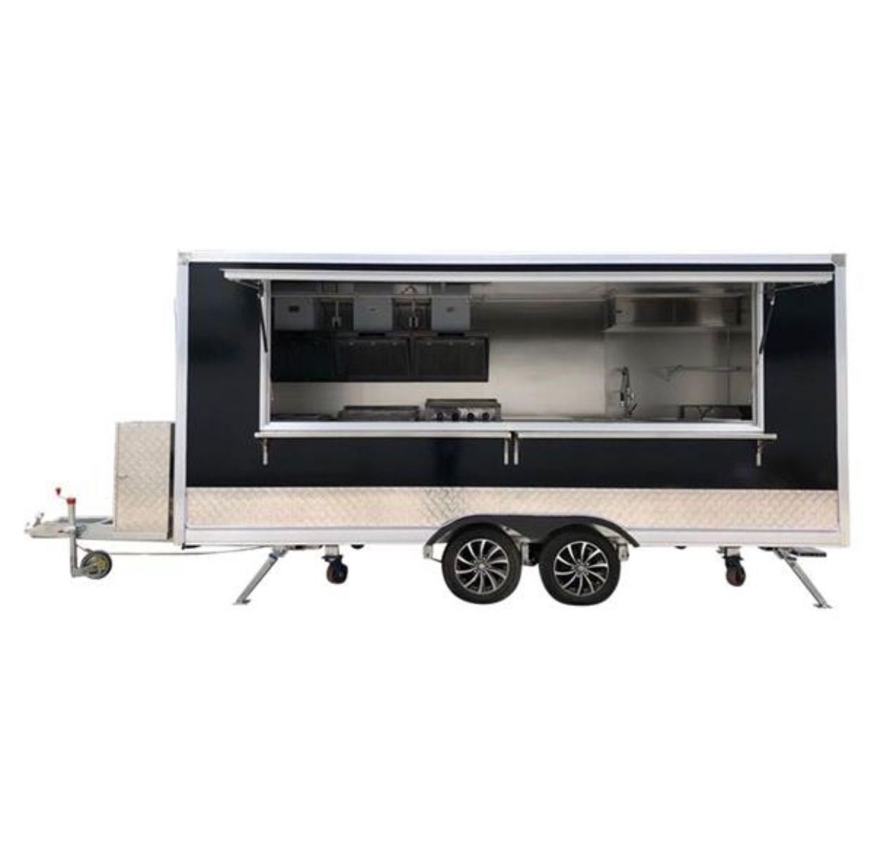 Mobile food truck breakfast food truck with fryer and full kitchen purchase with American standard