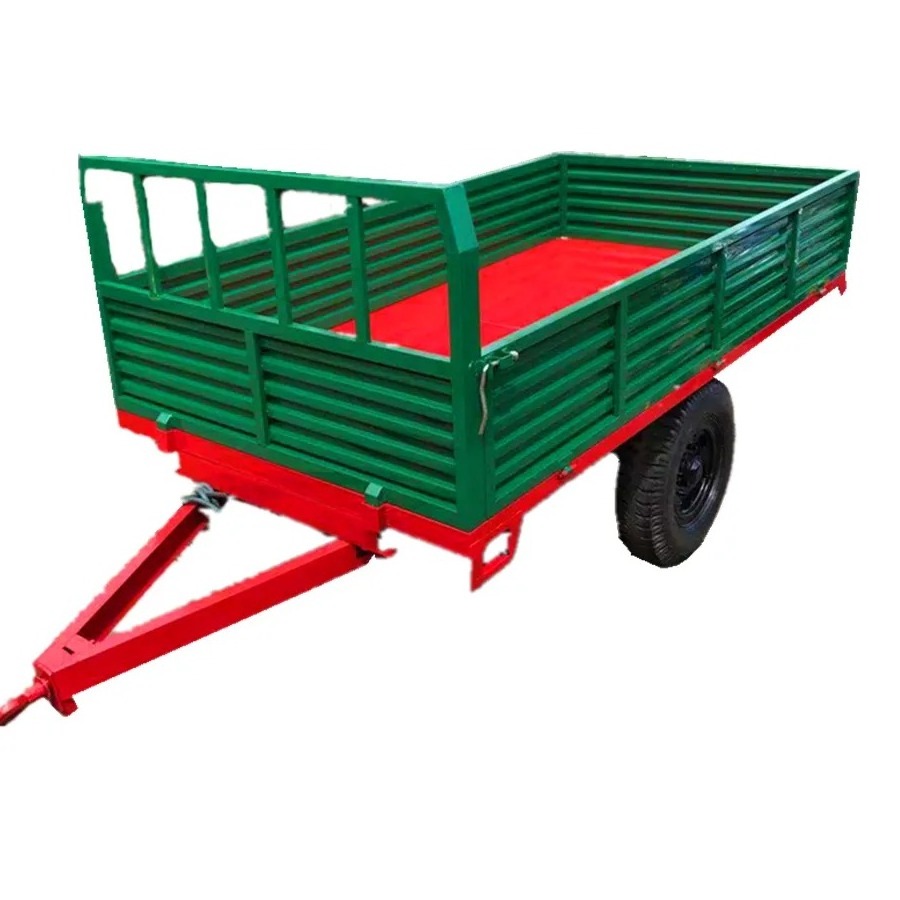 Used Quality Hydraulic Agriculture Farm Trailer European agricultural small single-axle two-wheel trailer Available for sale Now