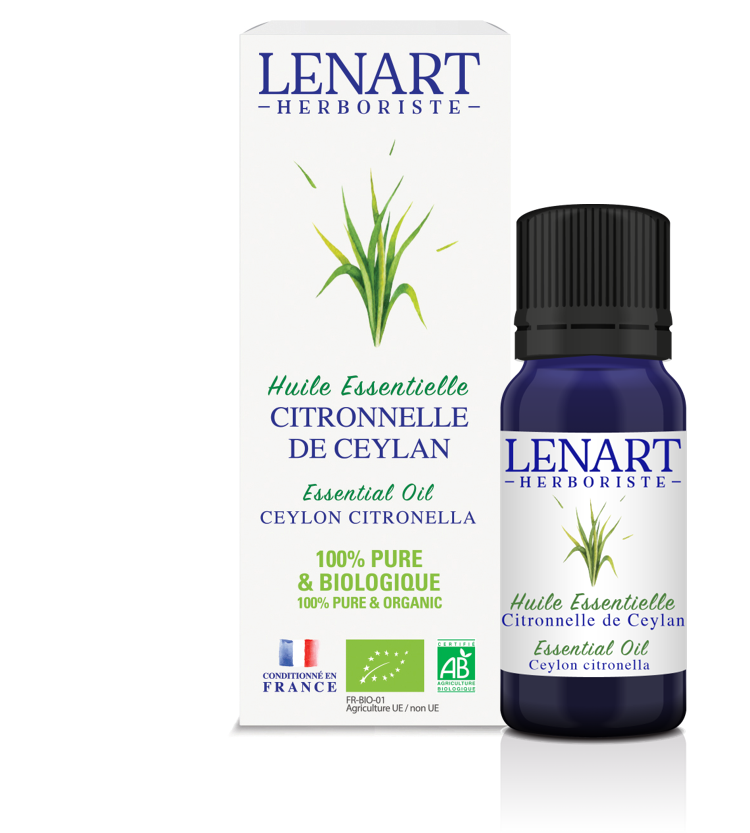 Ceylon Citronella Essential Oil Bio Premium High quality 100% organic essential oils Made in France