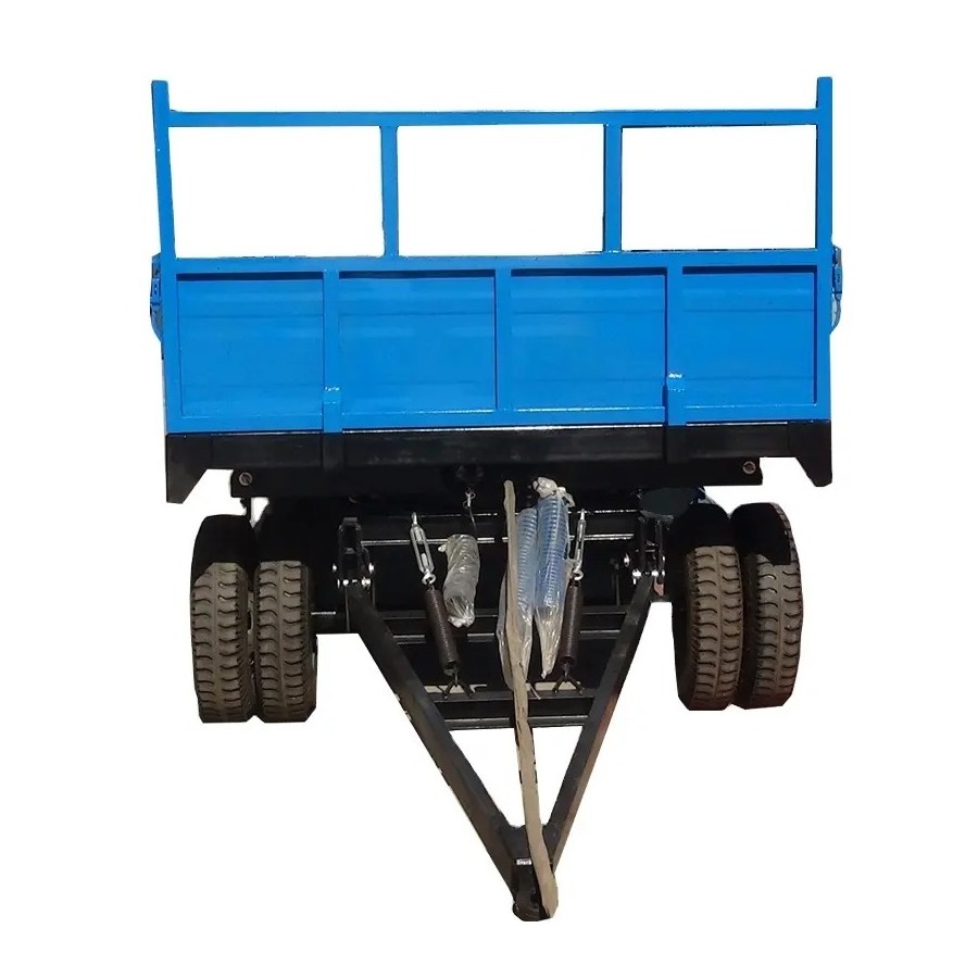 Buy Best Factory Supply 1-13Tons 4 wheels Agricultural Tipping Trailer Tractor Mounted Trailer for sale