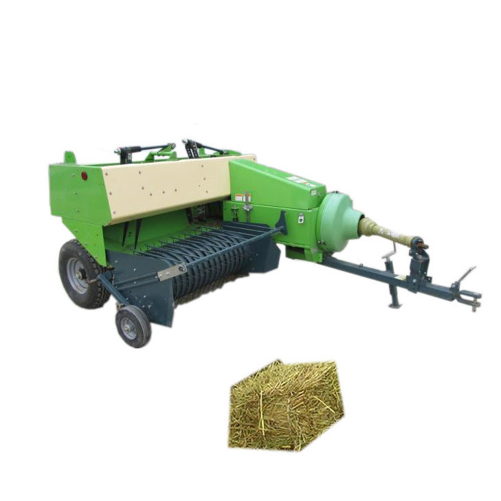 Diesel engine rice straw corn silage packing mini round hay baler machine alfalfa grass wrapper roll baler price for sale