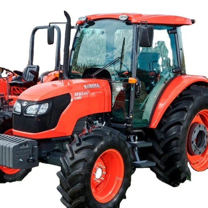 Used Tractor KUBOTA M9540 4wd Wheel Agricultural Equipment Tractor for sale