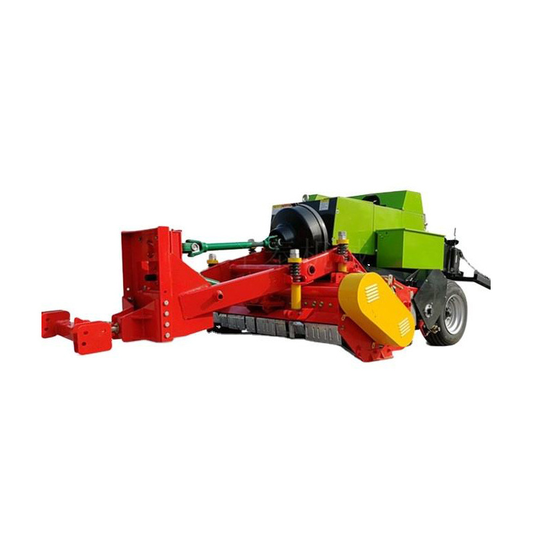 Diesel engine rice straw corn silage packing mini round hay baler machine alfalfa grass wrapper roll baler price for sale