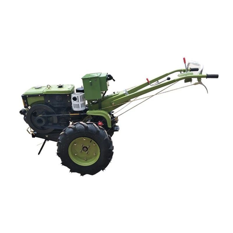 New 15hp Diesel Engine Hand Walk Behind Walking Tractor Two Wheel Walking Tractor For Agriculture