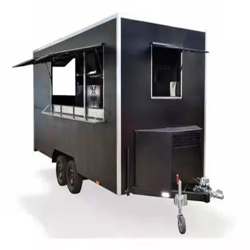 Outdoor Customized Street Food Cart For Fast Food With Fully Equipped Kitchen.