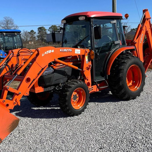 34HP Agricultural Machinery / Kubota L3240 Tractor With LA724 Front Loader For Sale