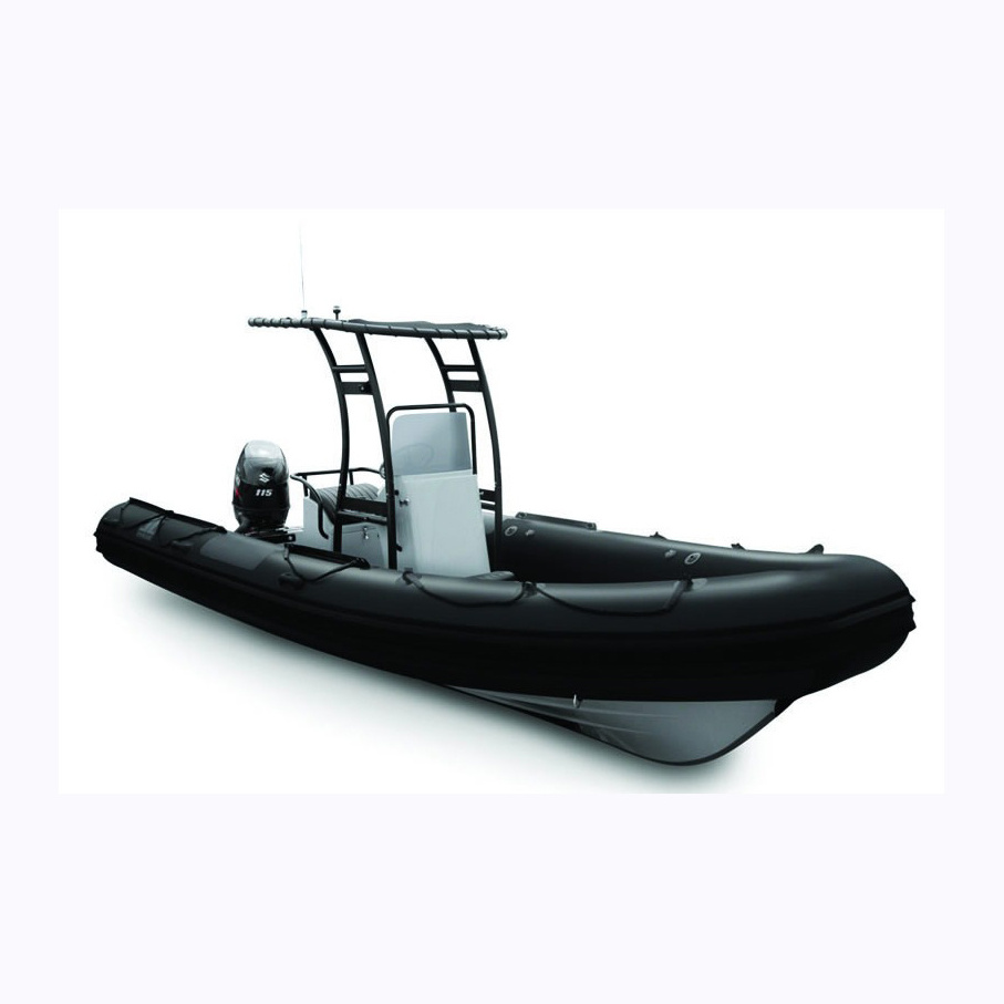 Rigid patrol high speed sport hull rib inflatable boat 860 With T Top