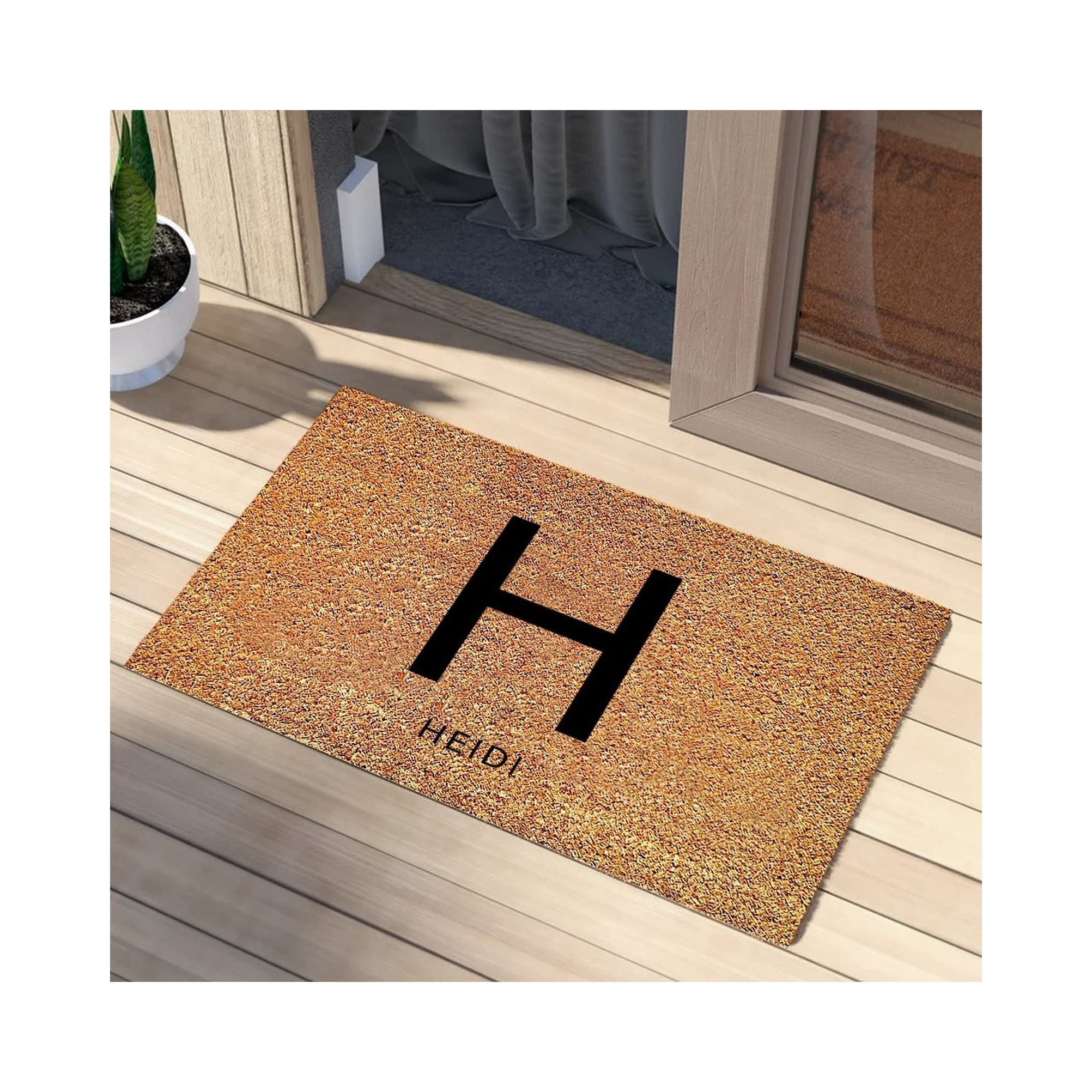 Wholesale Custom Home Decorative Entrance Doormat 3D Printed Rugs Soft Velvet Water Absorption Carpet