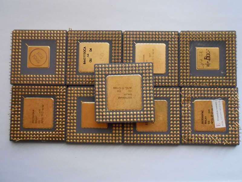 scrap cpu ceramic processor Grade Ceramic cpu scrap / Processor Scrap Ceramic CPU with Gold Pins