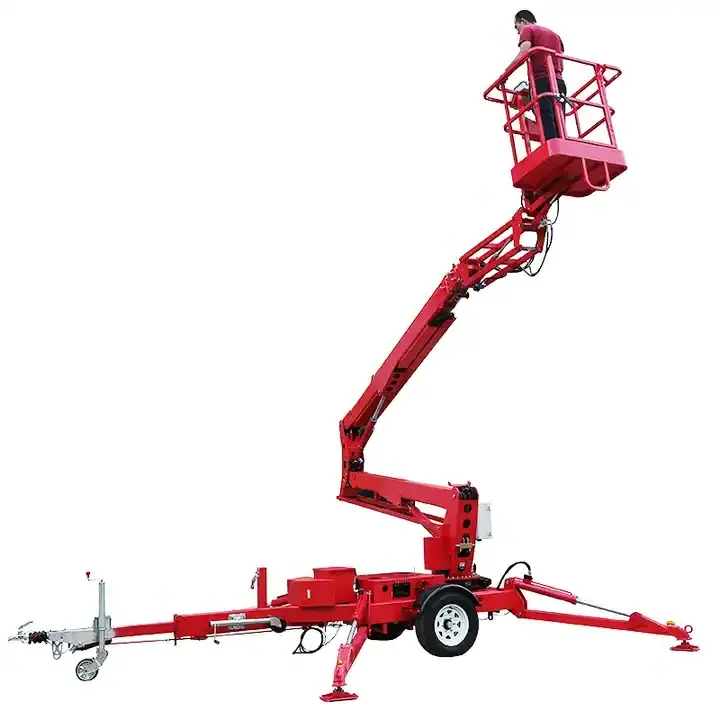 32ft 52ft Lift platforms 24m 22m articulated boom lift cherry picker for sale 59 feet