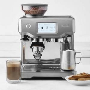 Espresso Coffee Machine, Retro Espresso Maker with Milk Frother Steamer Wand for Cappuccino, Latte, Macchiato, White