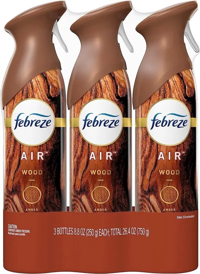 wholesale Febreze Air Effects Wood Scent Air Freshener, 8.8 oz. Can, Pack of 3