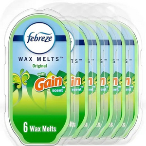 Febreze Wax Melts, Wax Melt Warmer Cubes, Wax Warmer Cubes, Gain Original Scent, 6 packs, 6 cubes each, Air Freshener