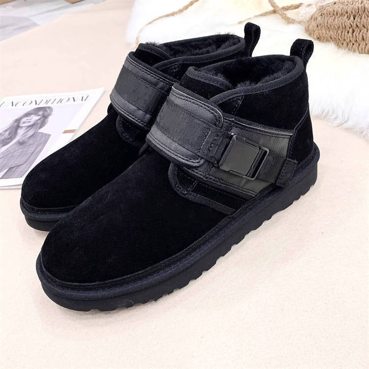 Autumn Men Boots Handmade Casual Ankle Boots For Man Winter Boot With Fur Keep Warm Shoes Male Hombres Botas