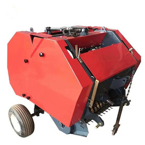 Agriculture Machinery Hydraulic Packing Alfalfa Hay Straw Rice Husk Grass Round hay Straw Bailer Hay Baler For Farm