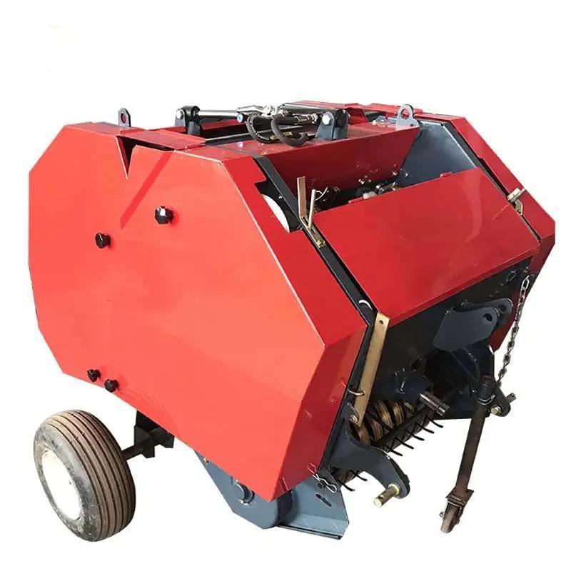 Tractor PTO Driven Mini Round Hay Straw Baler/Mini Round Baler Twine Wrap Baler Round Hay Straw