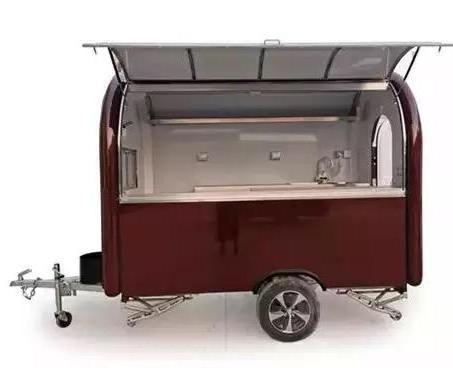 New Fully Equipped Kitchen Commercial Galvanized Steel Mobile Food Truck / Outdoor Street Vending Small Food Truck Trailer