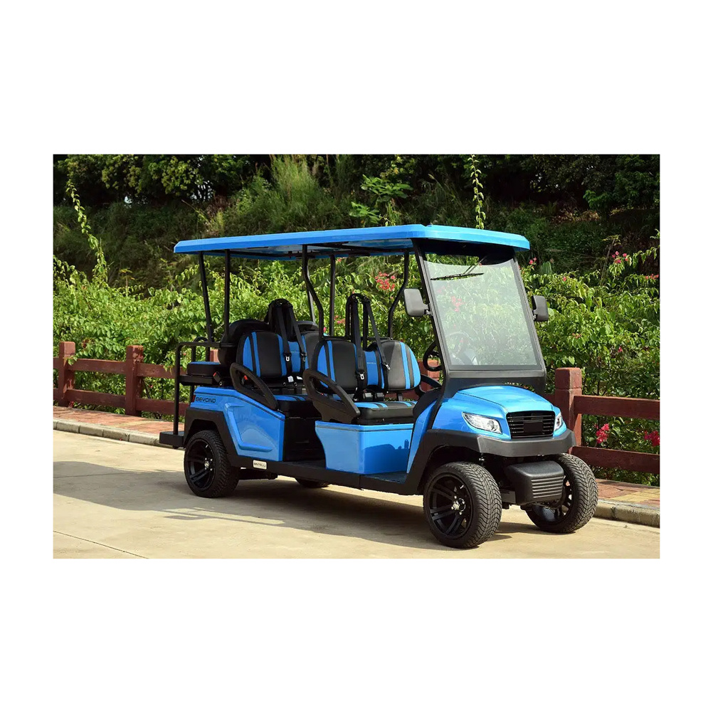 Latest trends golf carts 48V 4KW motor 6 seater golf cart electric with complete certificate