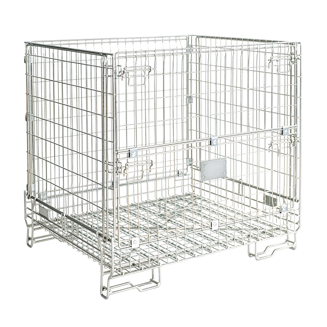 Stillage cage maxi industry stackable service load approx. 800 kg grippable on 4 sides 1200 x 1000 pallet format container