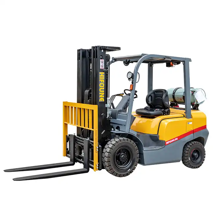 Forklift Motors Sideshift 2.5 Gas Lpg Gasoline 3 Ton Solid Tires 4 m 5 m 6 m Mast Forklift Truck