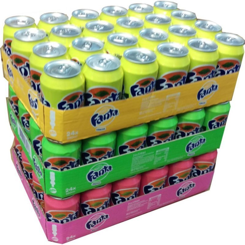 Fanta Exotic 330ml / Fanta Soft Drink / Fanta Soda pack of 24X 330ml can all flavors