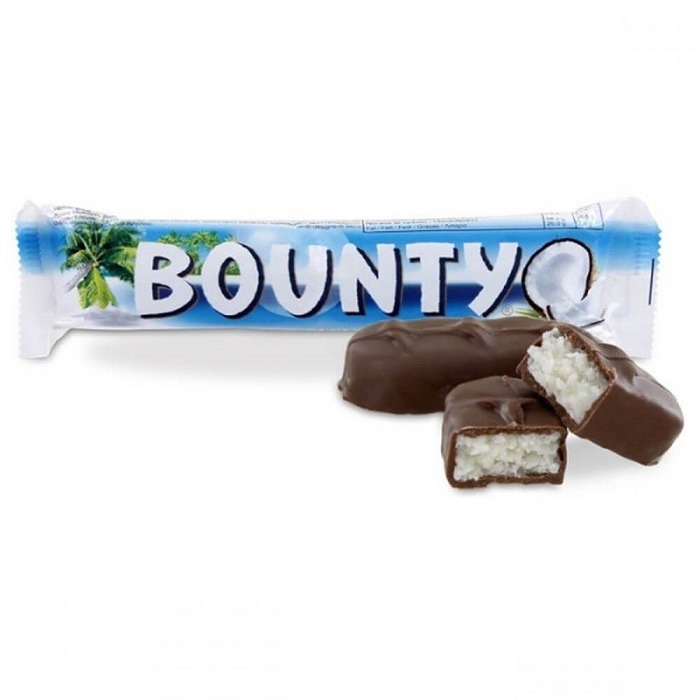 Quality Bounty Chocolate, Coconut Filled Chocolate, 57gm, 24 Bars Box Wholesale Price Supplier