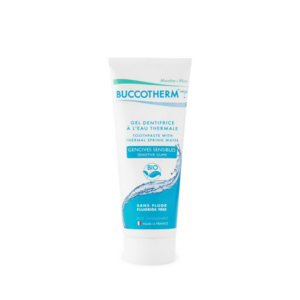 Fluoride-free Sensitive Gums Toothpaste Gel  99% natural and organic certified made with Thermal Springwater - Mint- 75ML