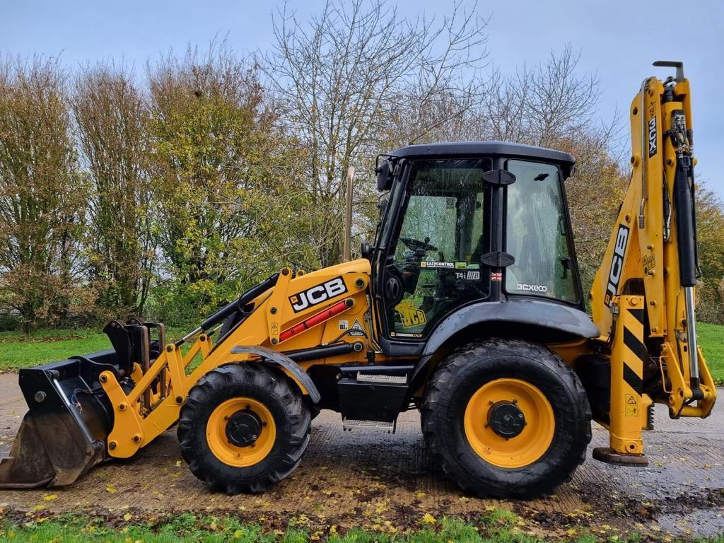 4WD Used JCB  loader backhoe JCB 3CX 11000kg 70kw original UK JCB 4CX backhoe loaders cheap price