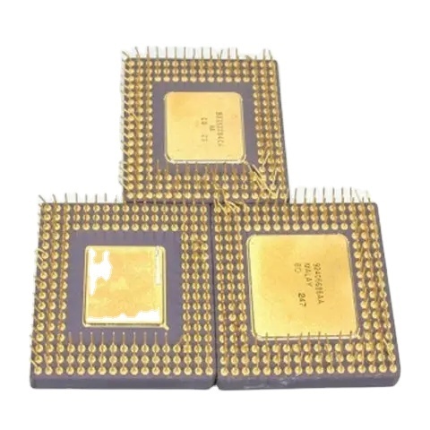 Intel Pentium Pro Ceramic CPU, CPU CERAMIC PROCESSOR scrap for gold pins recovery available in France