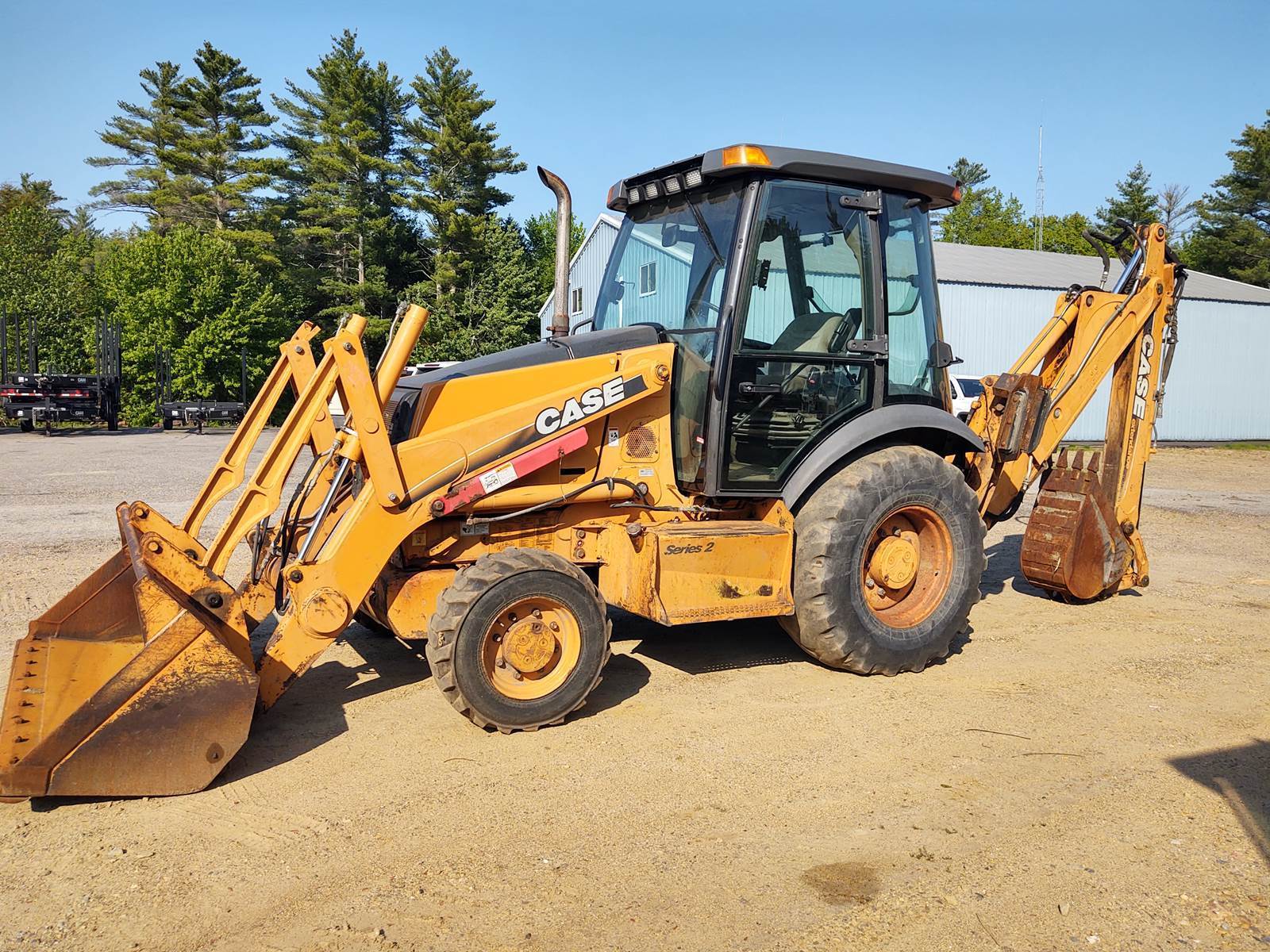 2016 Used JCB BACKHOE Tractor 4WD with Front End Loader 75 KW and Backhoe With Mini Tractors Yellow UNIQUE Long Power