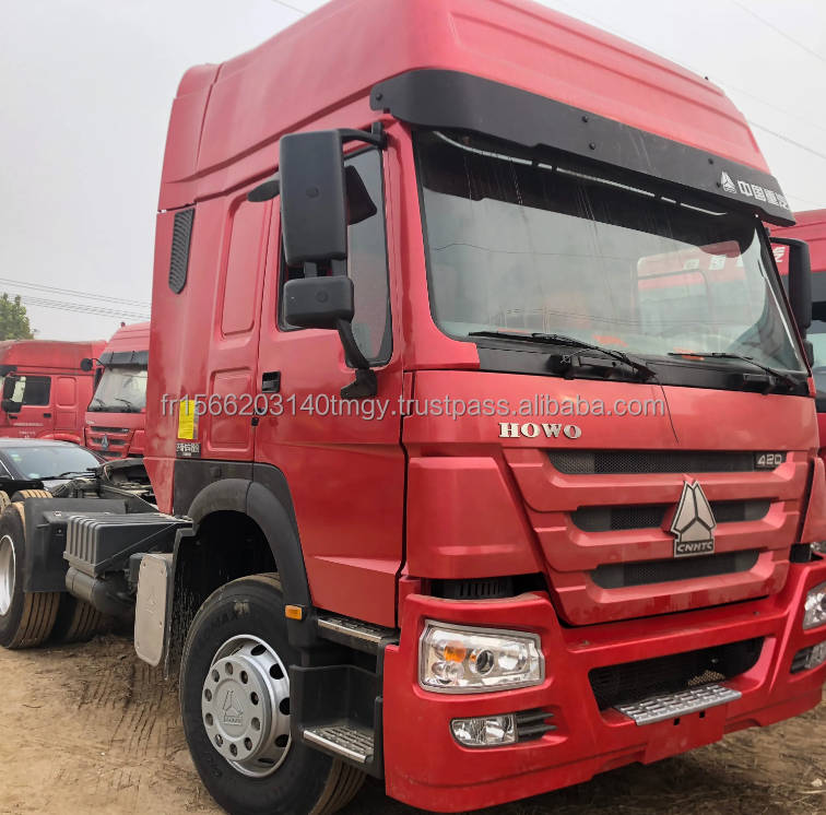 TOP Howo Head 6X4 Sinotruk A7 Trucks 420Hp Second hand Tractor Truck left hand drive right hand drive trucks for sale