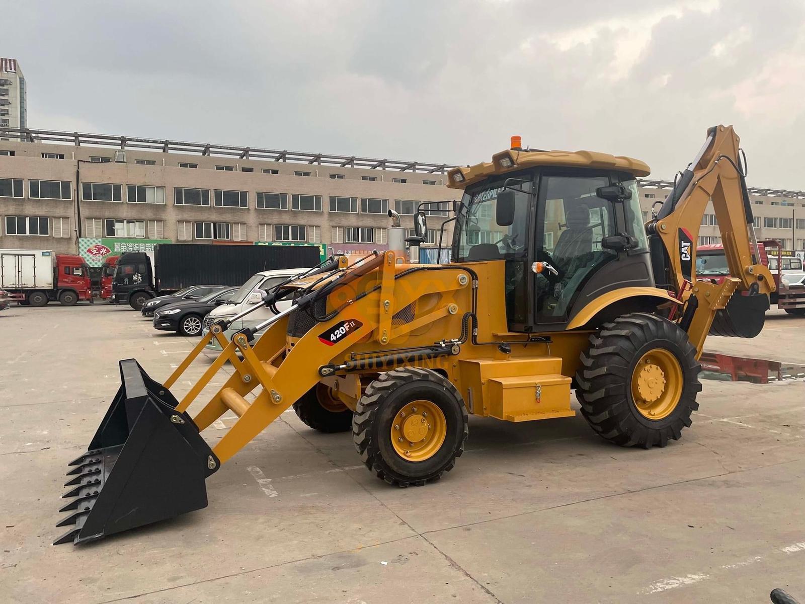 Used Condition 4x4 CAT 420F Used Backhoe for Sale /Used CATERPILLAR 420F Backhoe Loader with Cheap Price