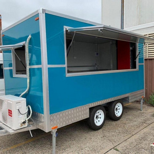 Mobile Food Trailers  Food Trailer/Coffee Food Truck with Baking Equipment/ Pizza Hamburger Camper Cart camper van food cart tuk