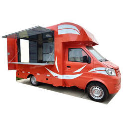 High quality fast food cart trailer with water system fried chicken mobile food truck for sale in stocked