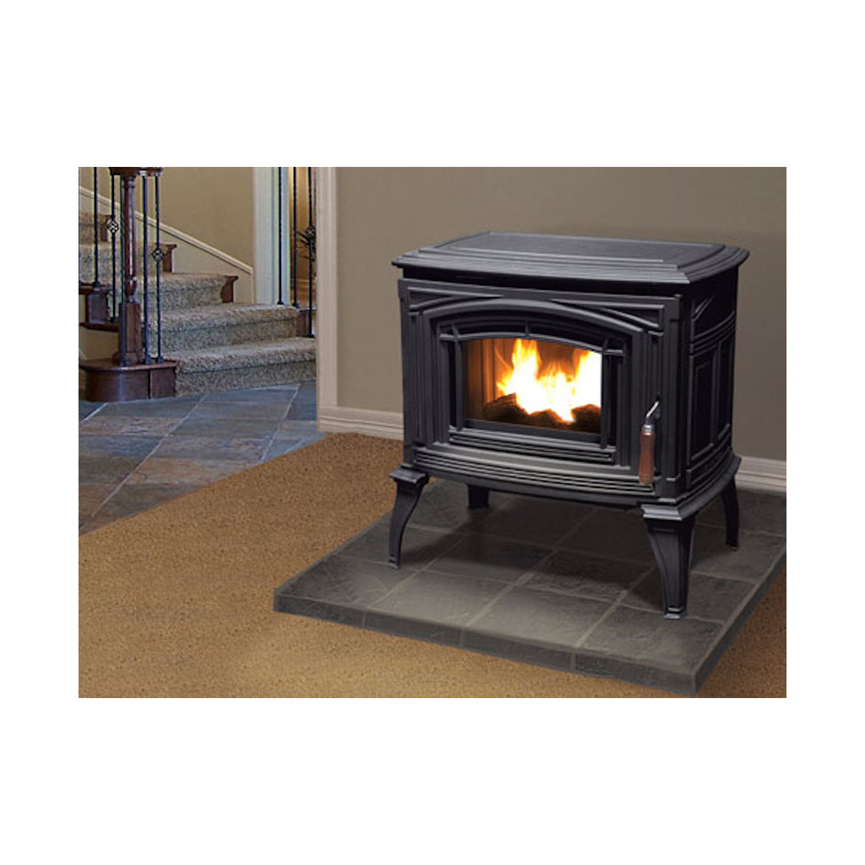 wholesale Household smokeless European style small wood pellet heating stoves for sale pellet with low price