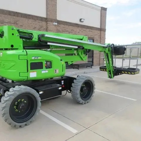 STRONG Used cherry picker towable boom lift Hydraulic Scissors trailer mounted man lift platform