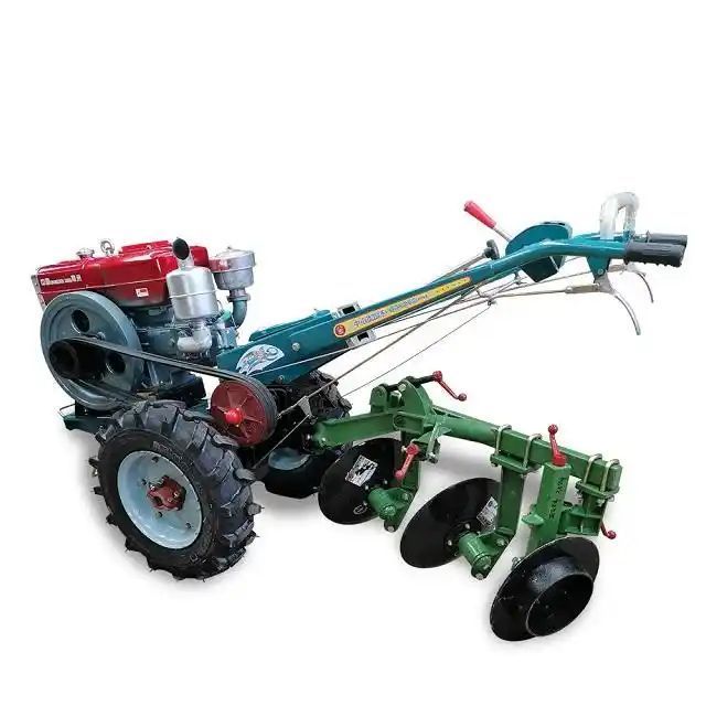 farm multi purpose with plough rotavator corn wheat planter hand walking tractors two wheels