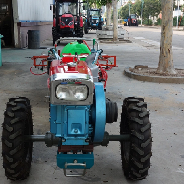 Wholesale Farm Mini 2wd Wheeled Walk-behind Tractor 15hp 18hp 20hp Two Wheel Diesel Walking Tractor For Sale