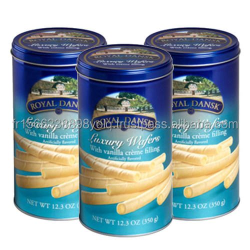 Royal Dansk Assorted Danish Butter Cookies 4 Pound Tin, Approx. 240 Cookies