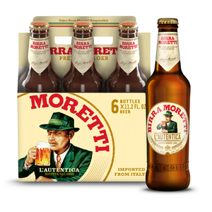 Fresh Original Birra Moretti Premium Larger Beers 330ml Bottle Beers Italy- Lombardia , Italia.