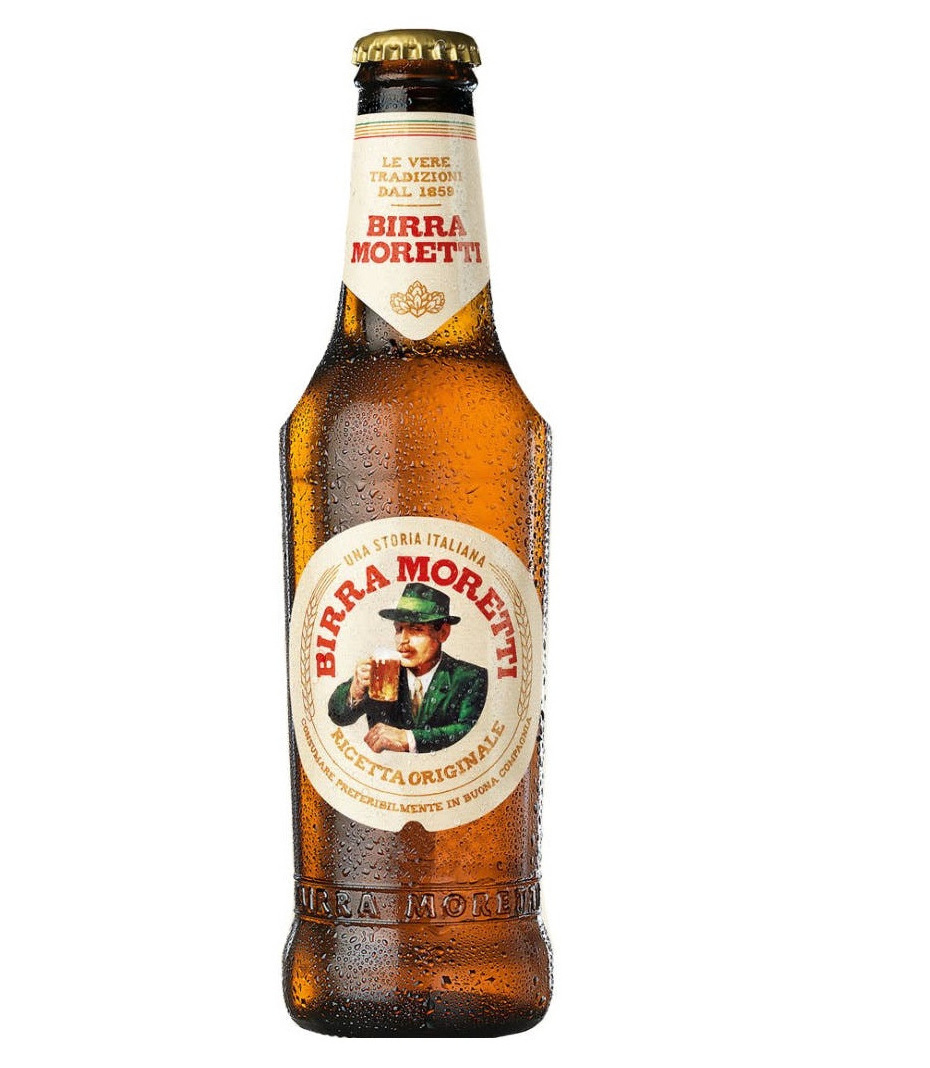 Fresh Original Birra Moretti Premium Larger Beers 330ml Bottle Beers Italy- Lombardia , Italia.