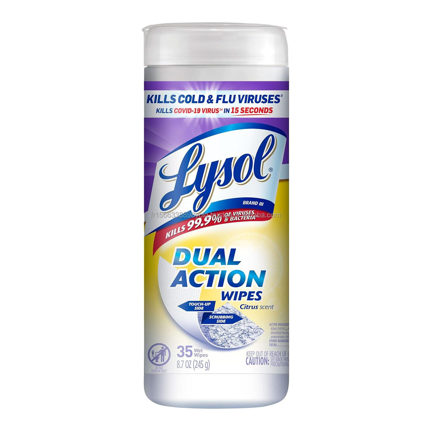 Lysol Disinfectant Wipes, Multi-Surface Antibacterial Cleaning Wipes Lysol Disinfecting Wipes, Lemon & Lime Blossom Scent