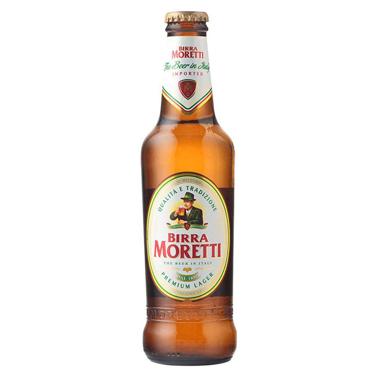 Fresh Original Birra Moretti Premium Larger Beers 330ml Bottle Beers Italy- Lombardia , Italia.