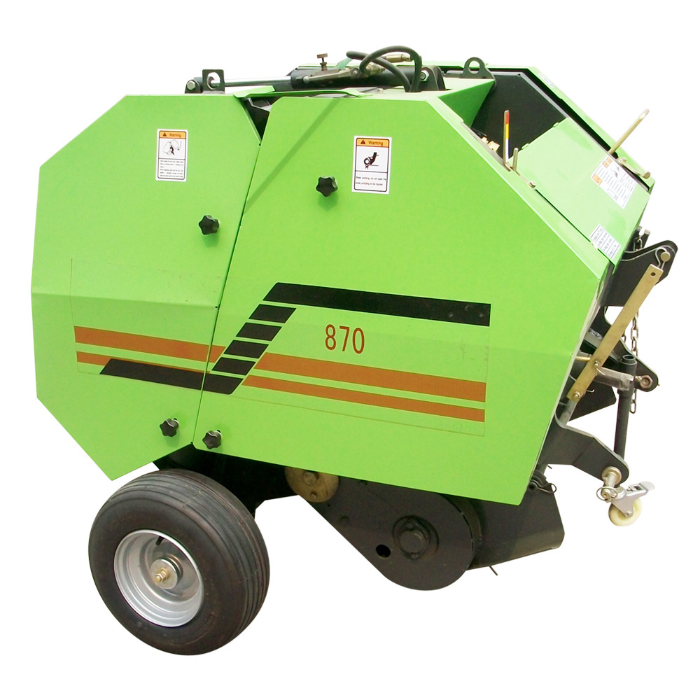 New style high working efficiency tractor PTO use hay round baler straw baler machine grass round baler