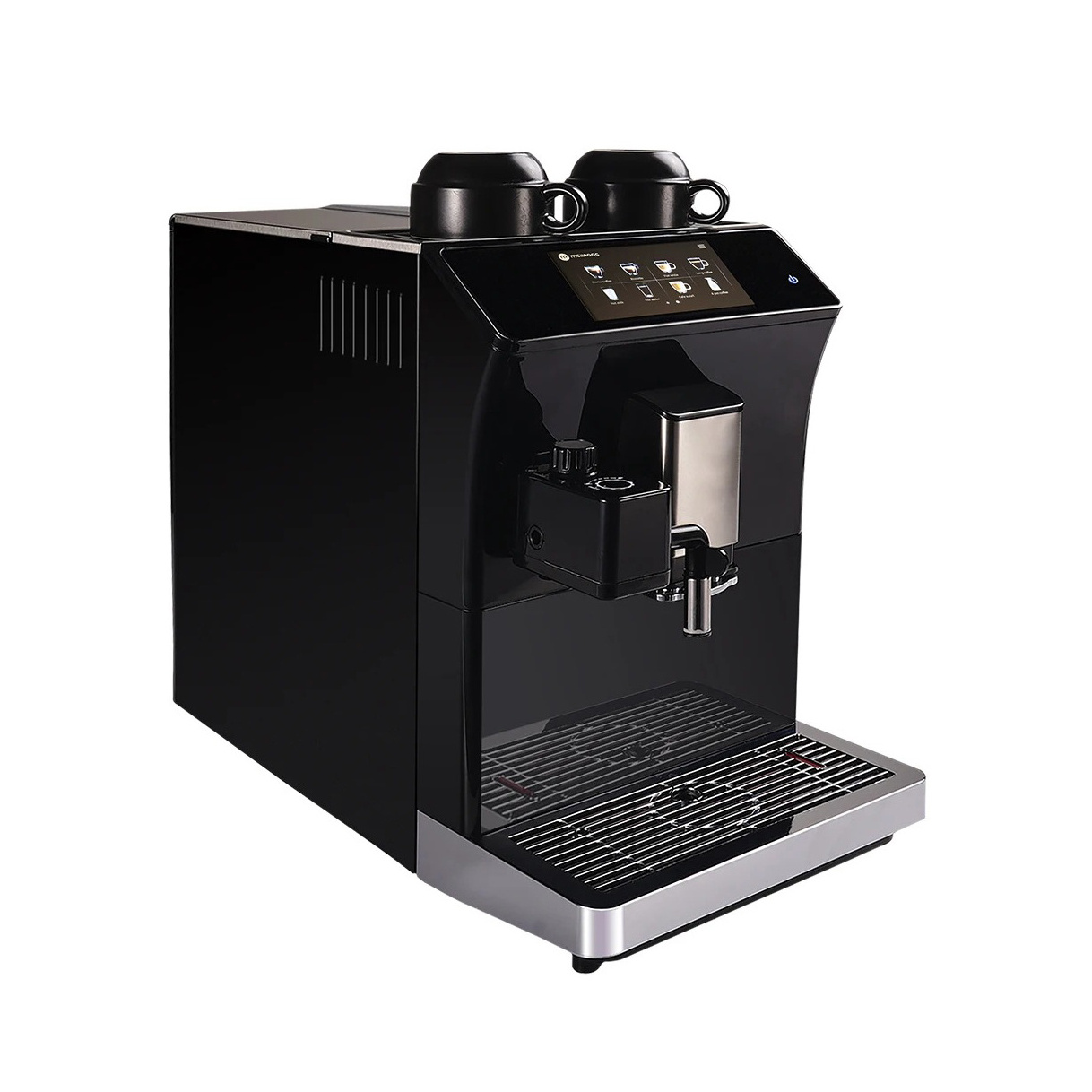 Nespresso Vertuo Next Deluxe Coffee and Espresso Machine with Milk Frother, Matte Black Chrome