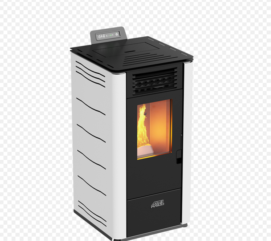 Modern Freestanding wood pellet stove with ceramic side boards Home Indoor Heating-Equipment Heater Sales