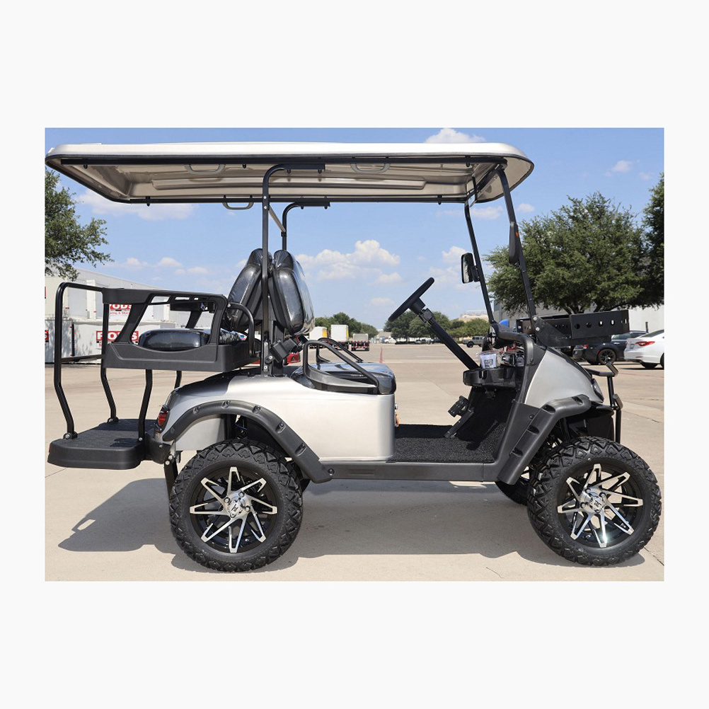 Hot New Model 4 Seat Club Golf Cart - 4 Seater Sightseeing Golf Club Car Electric Golf Cart Motor 60V/18.2AH Lithium Battery