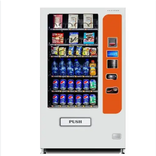 Low Price Offer Outdoor Combo Vending Machine with Canopy White Camera Technology Training Robotic Adjustable Technical sales