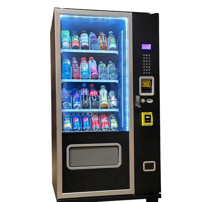 Wall Mounted Vending Machine Automatic Advanced Technology That Detects Counterfeits Coins Or Foreign Currencies